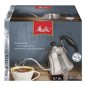 Chaleira manual todas as luzes de aço inoxidável Melitta 6761026 + 250g de café moído oferecido Chaleira manual todas as luzes de aço inoxidável Melitta 6761026 + 250g de café moído oferecido