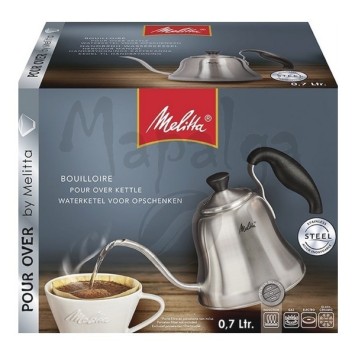 Bollitore manuale tutte le luci melitta in acciaio inossidabile