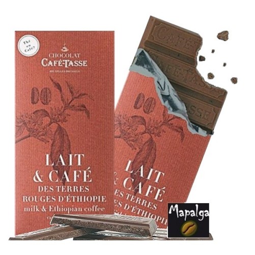 Tablette Lait Café Ethiopie CAFE TASSE 85g