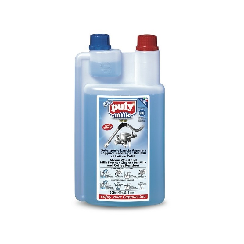 Detergente líquido para circuito a vapor e leite pully 1 litro Detergente líquido para circuito a vapor e leite pully 1 litro