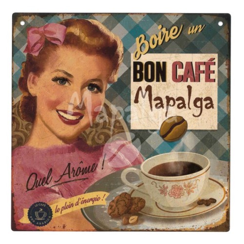 Decorative PAUSE Café MaPalga 19x19 cm