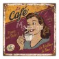 Plaque décorative Le Café 19x19 cm Plaque décorative Le Café 19x19 cm