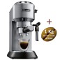 Machine à café DELONGHI Dedica Style - EC695.M + 1Kg de café moulu OFFERT Machine à café DELONGHI Dedica Style - EC695.M + 1Kg de café moulu OFFERT
