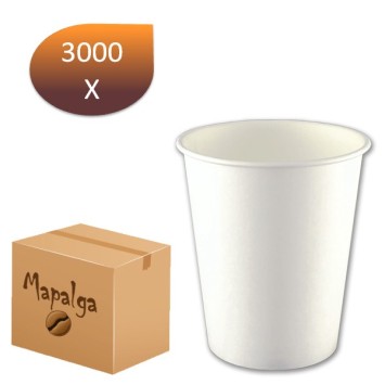 Weißer Kartonbecher 180 ml