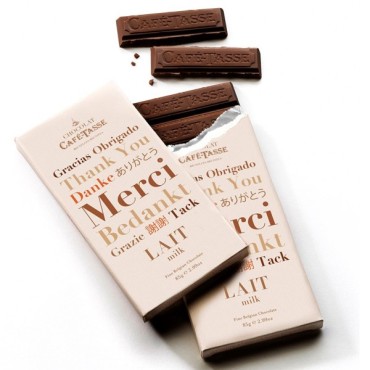 Tablette Chocolat au Lait Merci CAFE-TASSE 85g