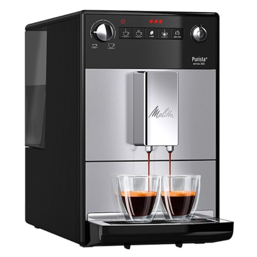 Machine à café Purista argent F230-101 MELITTA + 2 KG de café OFFERTS