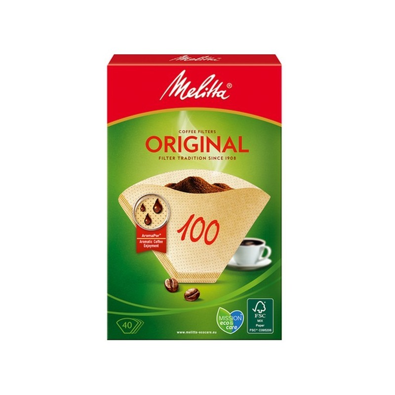 Original cafe filters Melitta n ° 100 - Aromaboy - 40 filters Original cafe filters Melitta n ° 100 - Aromaboy - 40 filters