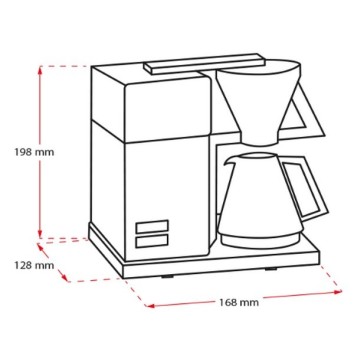 Coffee maker Aromaboy Melittabeige Brown Mapalga