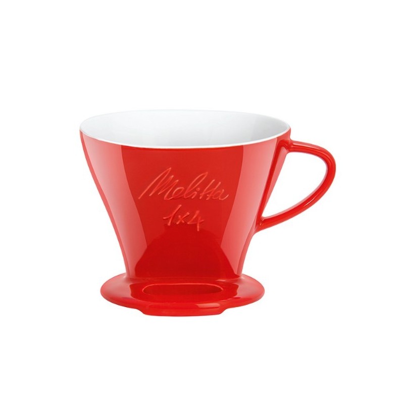 Red porcelain filter support 1x4 6763135 - Melitta Red porcelain filter support 1x4 6763135 - Melitta