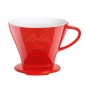 Red porcelain filter support 1x4 6763135 - Melitta Red porcelain filter support 1x4 6763135 - Melitta