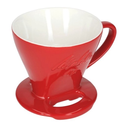 Red porcelain filter support 1x4 6763135 - Melitta