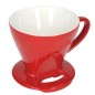 Red porcelain filter support 1x4 6763135 - Melitta Red porcelain filter support 1x4 6763135 - Melitta