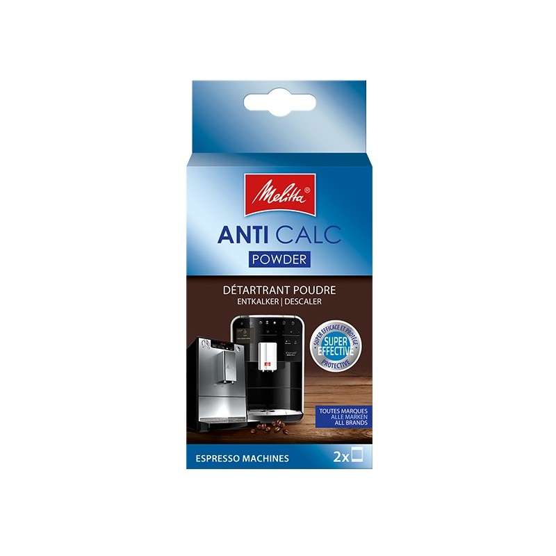 Configurando o pó anti -calcus 6762512 para café expresso automático - Melitta Configurando o pó anti -calcus 6762512 para café expresso automático - Melitta
