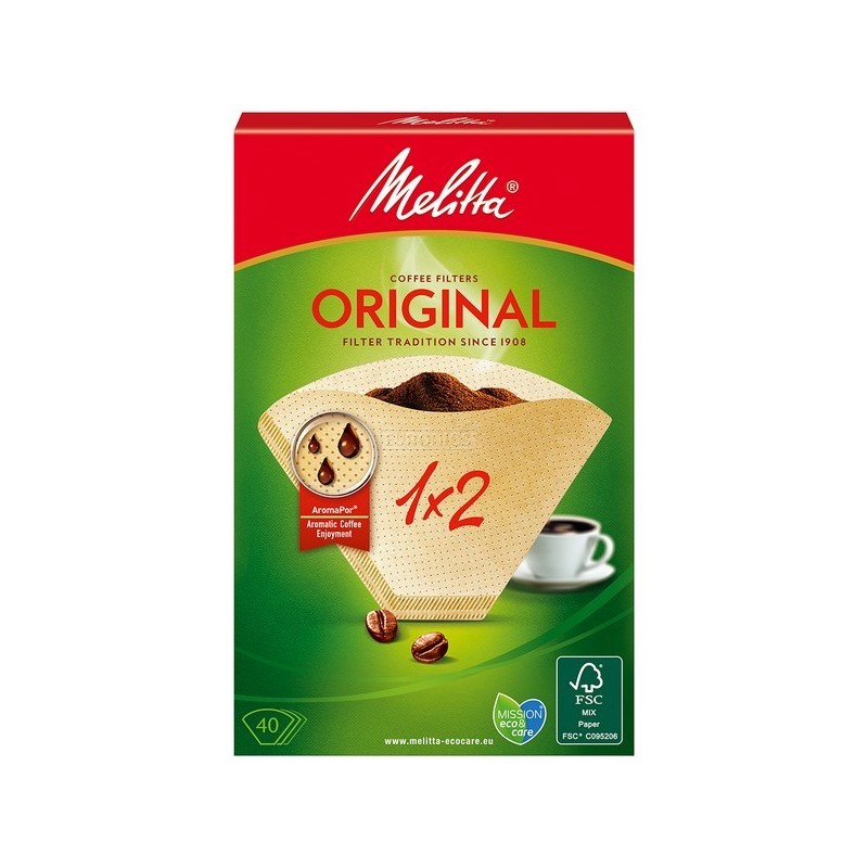 Melitta original 1x2 40 units coffee filters Melitta original 1x2 40 units coffee filters