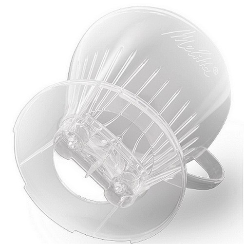 1x4 Porta de filtro de plástico transparente "para" Melitta com medição de café