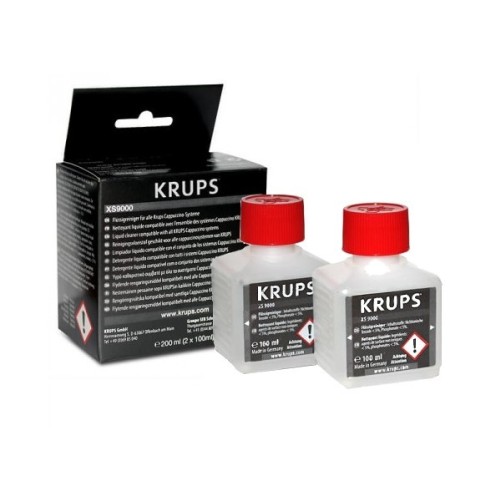 2 x 100 ml cleaner for cappuccino barista system (steam nozzle) xs900010 krups