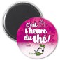 Magnet C'est l'heure du thé LOMATEA - Magenta