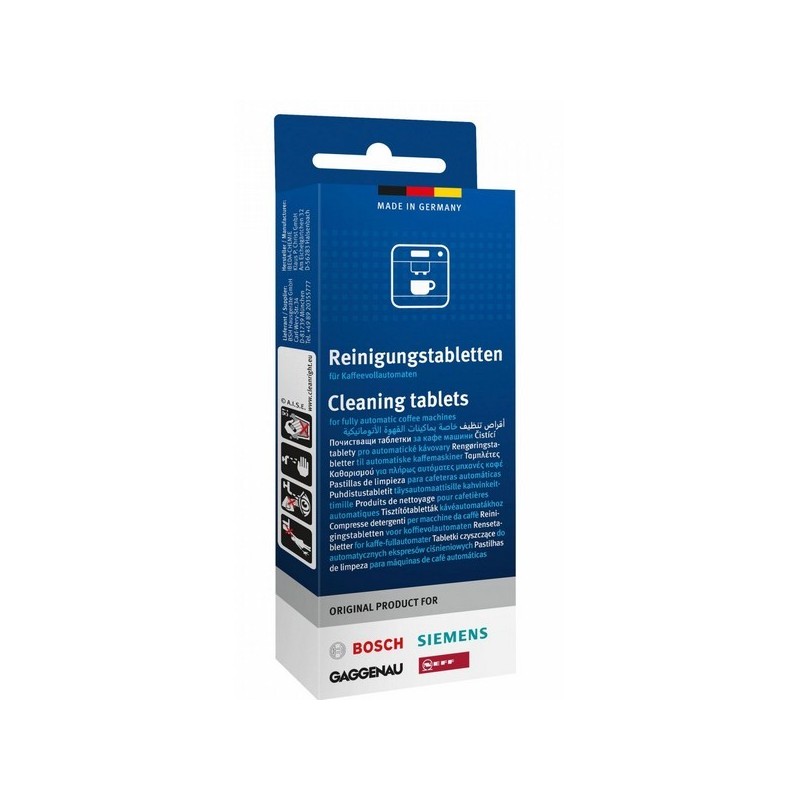 Pastilles de Nettoyage Espresso 10 x 2,2g Bosch Siemens Neff 00311970 Pastilles de Nettoyage Espresso 10 x 2,2g Bosch Siemens Neff 00311970