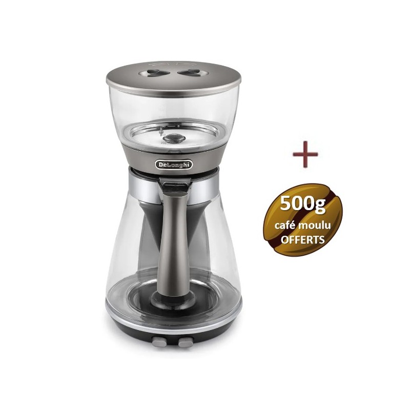 Cafetière filtre CLESSIDRA ICM17210 - DELONGHI + 500g de café offert Cafetière filtre CLESSIDRA ICM17210 - DELONGHI + 500g de café offert
