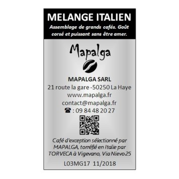 Café MOULU MELANGE  ITALIEN - 1Kg - MAPALGA