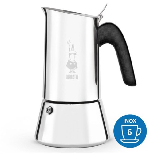 Indução de cafeteira Bialetti Indução Venus Express Inox 6 xícaras