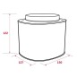 Método de café de metal Doblar el micrófono PTIT 500G - Café de pescadores viejos Método de café de metal Doblar el micrófono PTIT 500G - Café de pescadores viejos