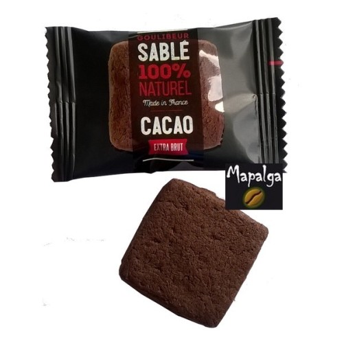Sablés Cacao 6g emballés individuellement - 1 Kg - Goulibeur
