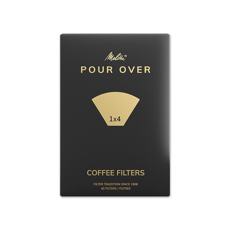 Filtres à café MELITTA POUR OVER 1X4 40 unités Filtres à café MELITTA POUR OVER 1X4 40 unités
