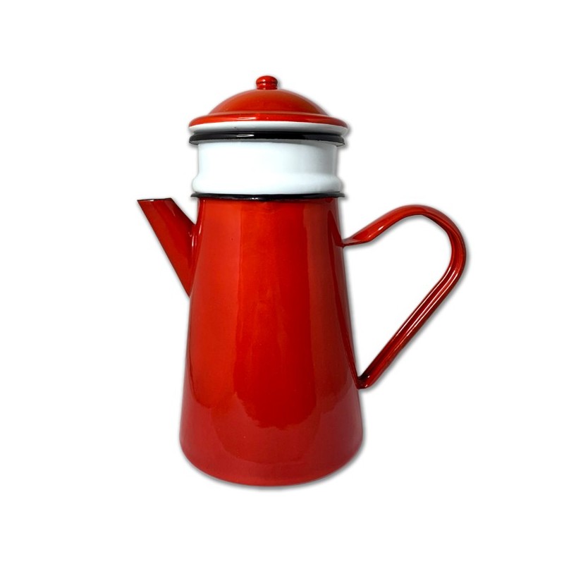 Cafetière du Nord rouge d'antan BEKA Cafetière du Nord rouge d'antan BEKA