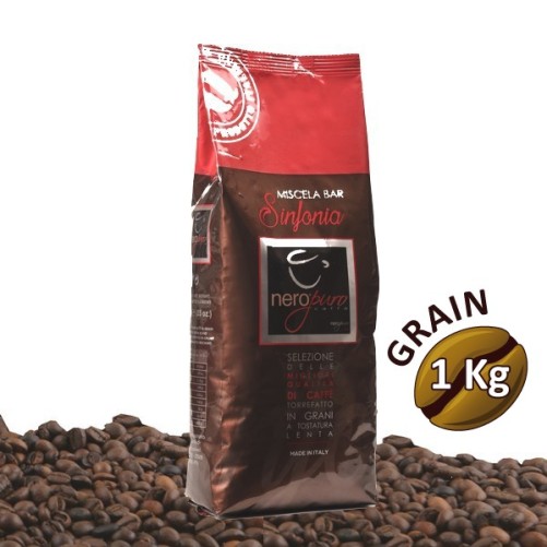 Café en Grains Miscela Bar SINFONIA - 1 Kg - NERO PURO