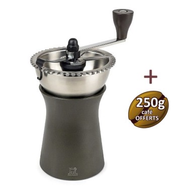 Moinho de café manual 19 cm Kronos Peugeot + 1 kg de café