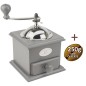 Moinho de café cinzento cinza - Peugeot + 250g de café oferecido Moinho de café cinzento cinza - Peugeot + 250g de café oferecido