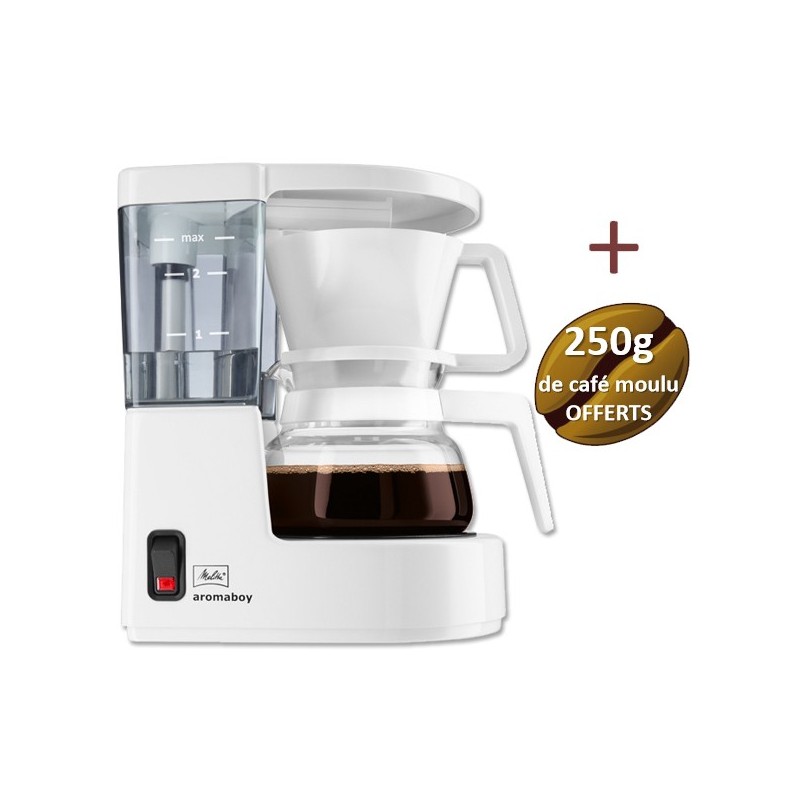 Cafetière filtre Aromaboy MELITTA + 40 FILTRES ET 250g de café offert Cafetière filtre Aromaboy MELITTA + 40 FILTRES ET 250g de café offert