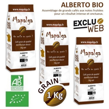 Paquete X 3 Café Grain Alberto Orgánico - 1 kg - Mapala