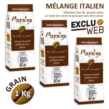 Pacote x 3 Café Grainge Italian - 1kg - Mapala