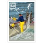 Carte postale Le Pêcheur sur son chalutier - CAFÉ DU VIEUX PÊCHEUR Carte postale Le Pêcheur sur son chalutier - CAFÉ DU VIEUX PÊCHEUR