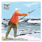 Decorative plaque The fisherman on the line - Café du Vieux fisherman 19x19 cm Decorative plaque The fisherman on the line - Café du Vieux fisherman 19x19 cm