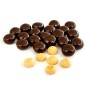 Boules de biscuits Amaretti enrobées de chocolat noir - 150g Boules de biscuits Amaretti enrobées de chocolat noir - 150g