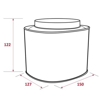 Boîte métal prestige VRAC 200g - LOMATEA