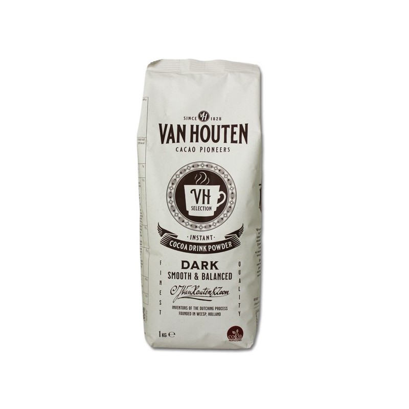 Boisson au chocolat en poudre VAN HOUTEN VH Sélection 16% cacao - 1 kg Boisson au chocolat en poudre VAN HOUTEN VH Sélection 16% cacao - 1 kg