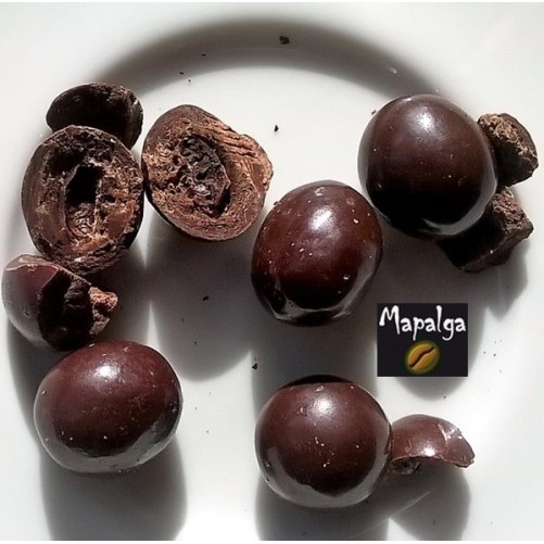 Grain de café enrobé de chocolat fondant