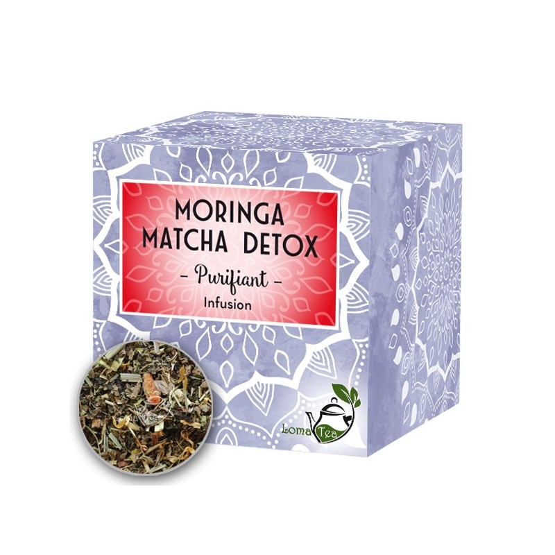 Infusion Moringa Macha Detox Lomatea x 20 Pyramideninflächen Infusion Moringa Macha Detox Lomatea x 20 Pyramideninflächen