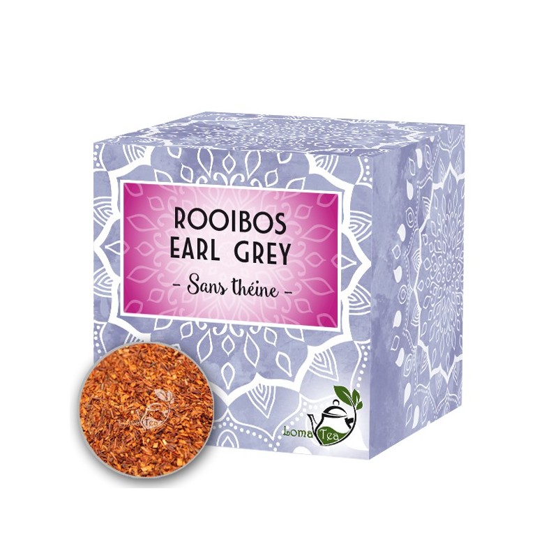 Rooibos Earl Grey LOMATEA x 20 infusettes pyramides Rooibos Earl Grey LOMATEA x 20 infusettes pyramides