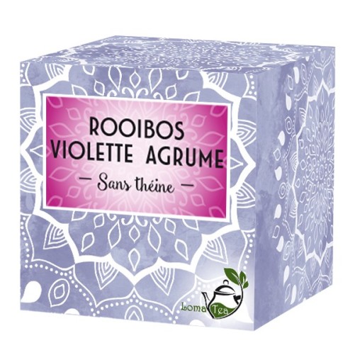 Rooibos VIOLETTE AGRUMES LOMATEA x 20 infusettes pyramides