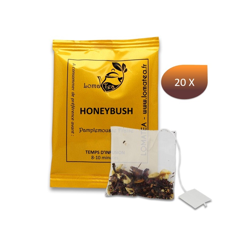 Honeybush fruits LOMATEA x 20 infusettes individuelles Honeybush fruits LOMATEA x 20 infusettes individuelles
