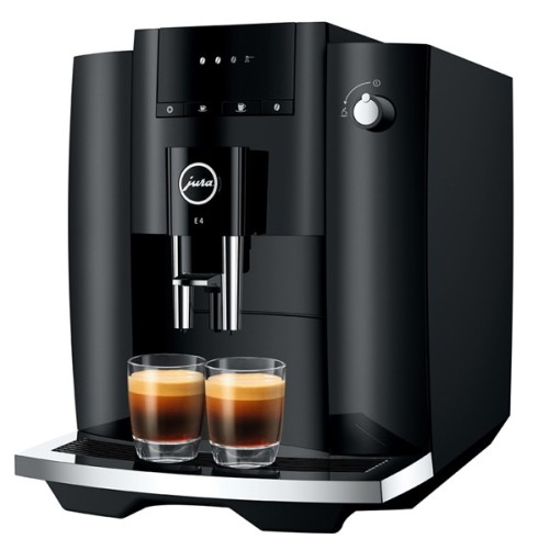 Machine à café E4 Piano Black 15435  JURA + 2 Kg de café offerts