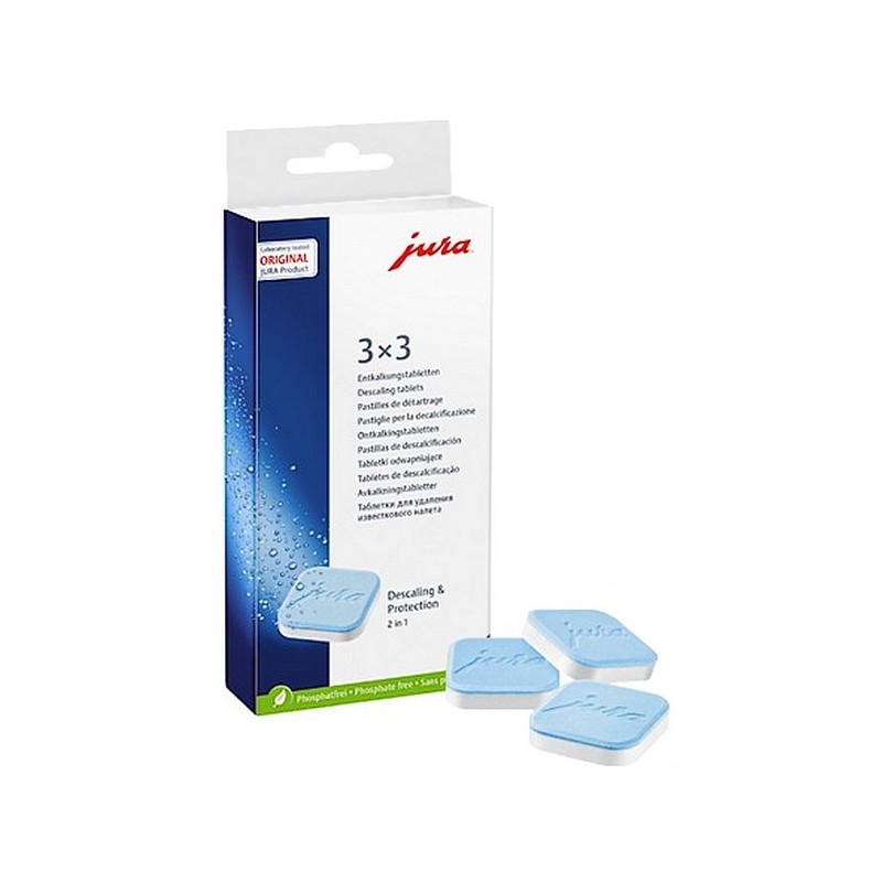 Boite de 9 tablettes de détartrage 2 phases 61848 JURA