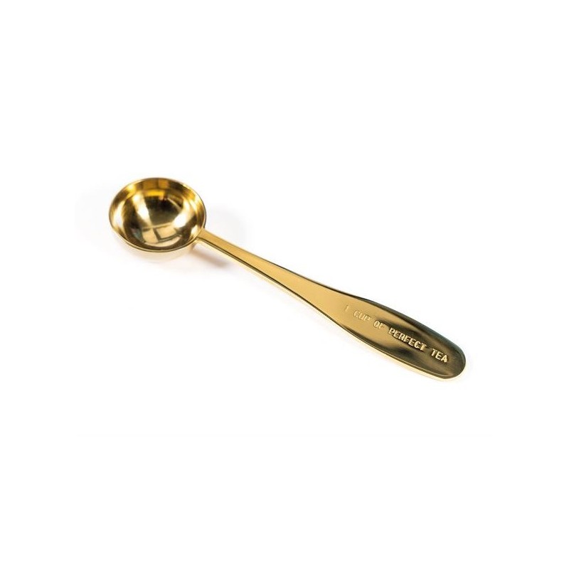 Cuillère de mesure pour thé, acier inoxydable finition or 12,5 cm CHACULT 41459 Cuillère de mesure pour thé, acier inoxydable finition or 12,5 cm CHACULT 41459