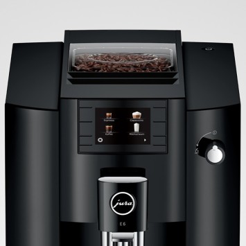 Machine à café E6 Piano Black (EC) 15437 JURA + 2 Kg de café offerts