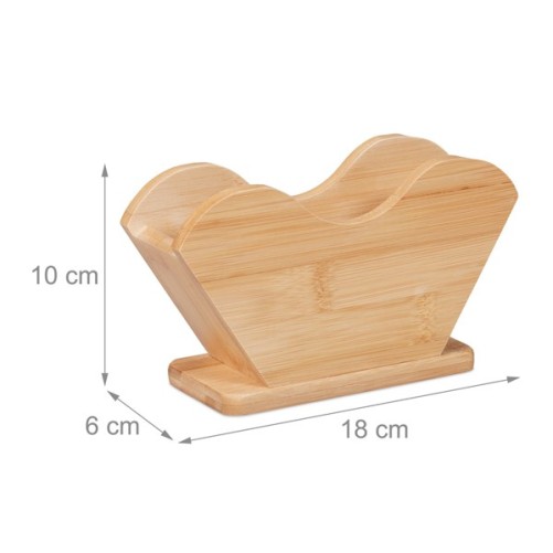 Bamboo coffee filter support - Relaxdays